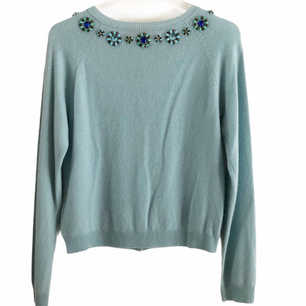 Cynthia Cynthia Steffens Cashmere Beaded Cardigan - Picture 2 of 15